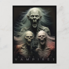 Cartão Postal Blood Lust - Vampires Postcard