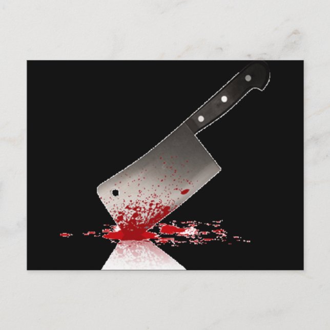 Cartão Postal Bloody Cleaver (Frente)