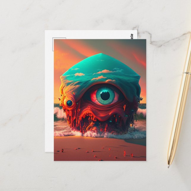 Cartão Postal Bloody Eyes (Frente/Verso In Situ)