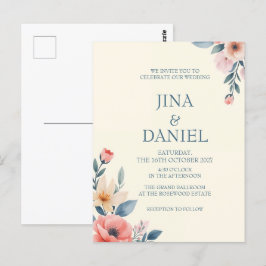 Cartão Postal Bloom Blushing