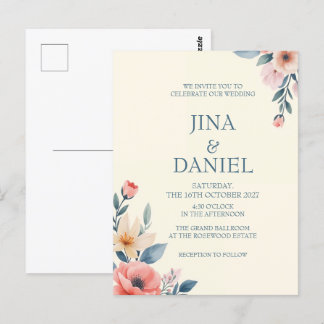 Cartão Postal Bloom Blushing