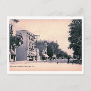 Cartão Postal Bloomfield Ave., Montclair NJ 1906 Vintage