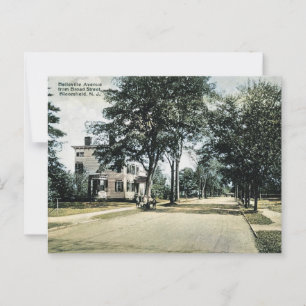 Cartão Postal Bloomfield NJ, Belleville Ave, 1910 Vintage