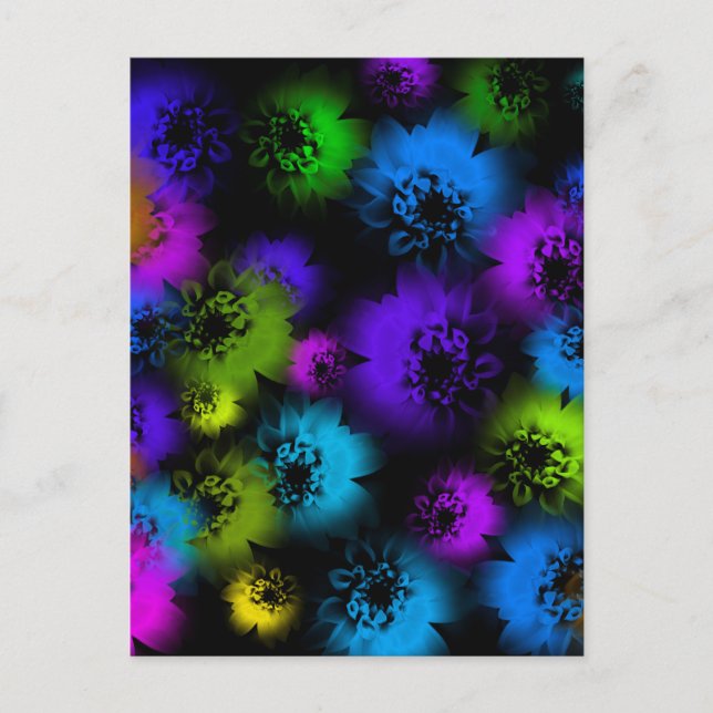 Cartão Postal Blooms in the Shadows (Frente)