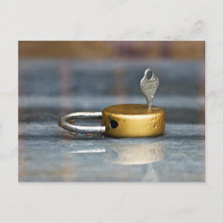 Cartão Postal Bloquear e Chave Foto