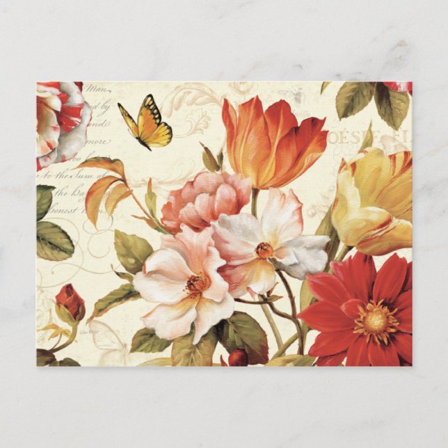 Cartão Postal Blossomas lindos (Frente)