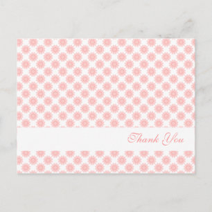 Cartão Postal Blossomas Rosa "Obrigado"
