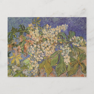 Cartão Postal Blossoming Chestnut Branches de Vincent van Gogh