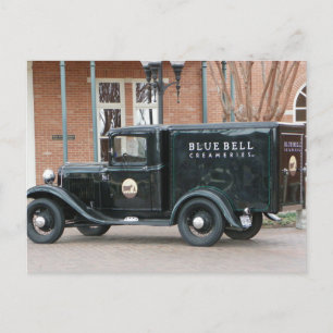 Cartão Postal Blue Bell Creamery Truck