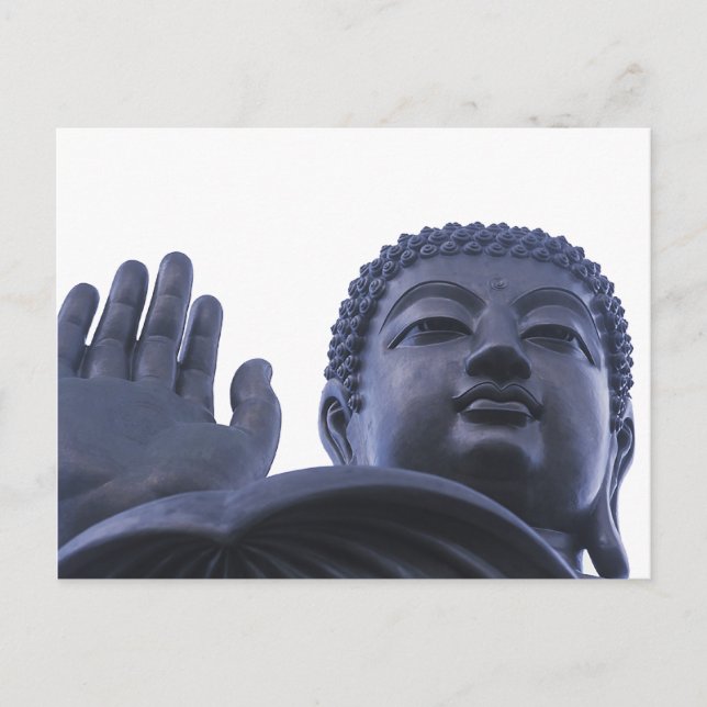 Cartão Postal Blue Buddha (Frente)