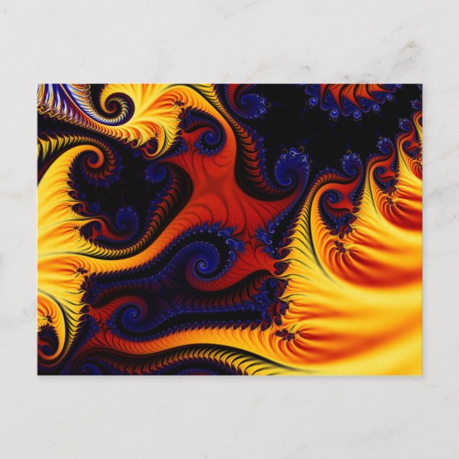 Cartão postal Blue Fire 1 (Frente)