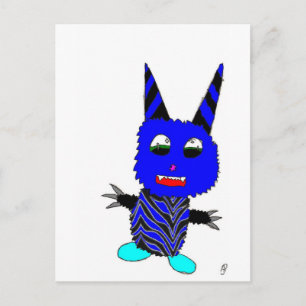 Cartão Postal Blue Gremlin
