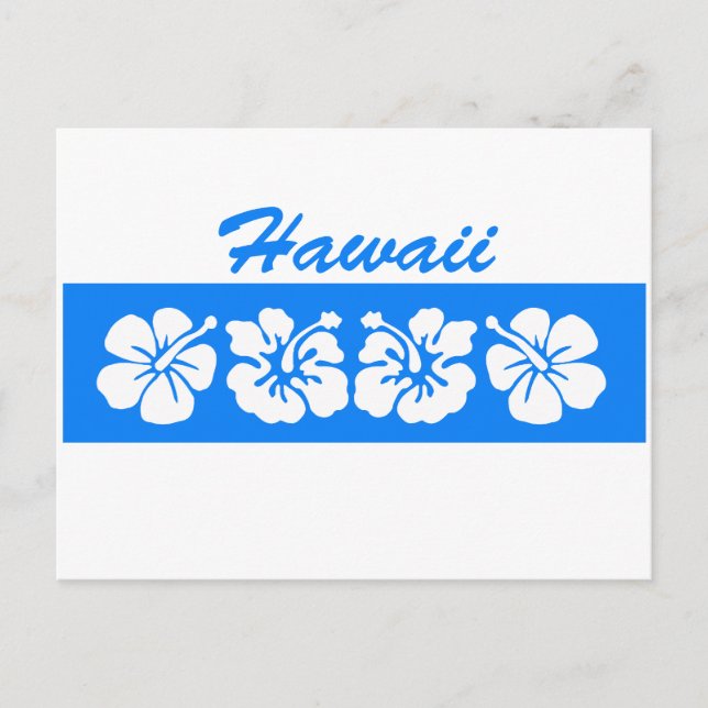 Cartão Postal Blue Hawaii (Frente)