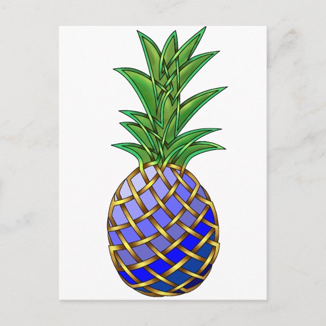 Cartão Postal Blue Hawaiin (Frente)