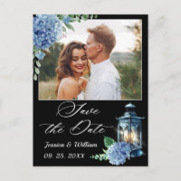 Blue Hydrangea Lanterna FOTO Casamento Salve a dat