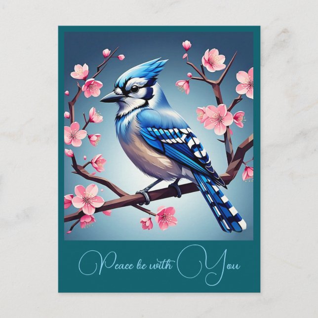 CARTÃO POSTAL " BLUE JAY " (Frente)