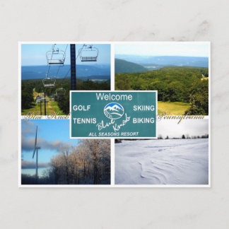 Cartão Postal Blue Knob, Pensilvânia