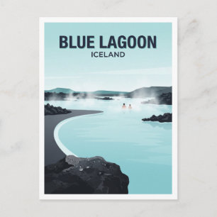 Cartão Postal Blue Lagoon Grindavík Islândia Lembrança