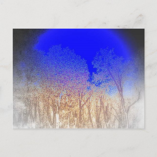 Cartão Postal Blue Moon Baby (Frente)