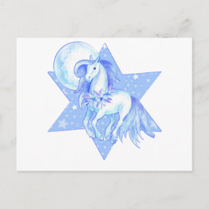 Cartão Postal Blue Moon Pony