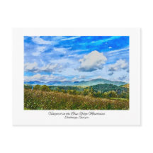 Blue Mounts North Georgia Watercolor Painting