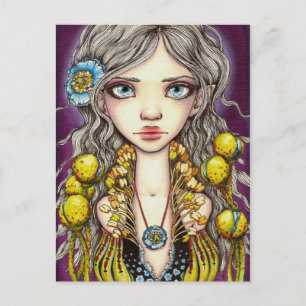 Cartão Postal Blue Poppy