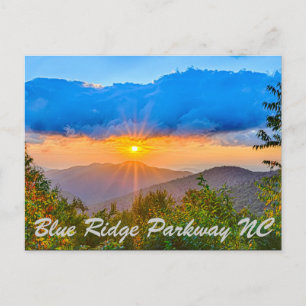 Cartão Postal Blue Ridge Parkway NC