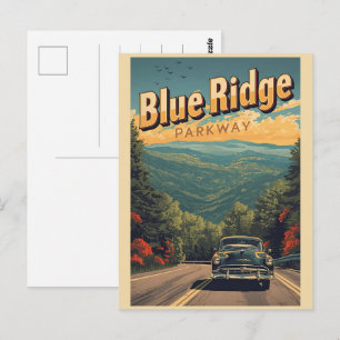 Cartão Postal   Blue Ridge Parkway Scenic Byway Virgínia Norte C