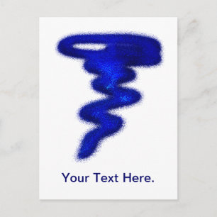 Cartão Postal Blue Tornado