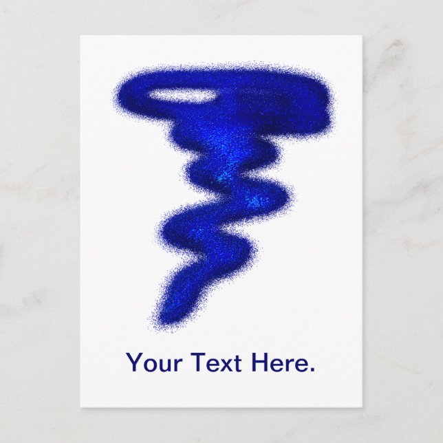 Cartão Postal Blue Tornado (Frente)