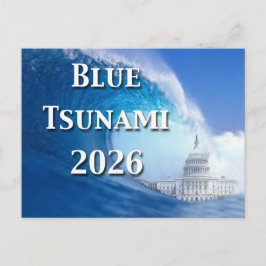 Cartão Postal Blue Tsunami Election 2026