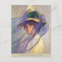 Blue Veil Edmund C Tarbell CC0669 Impressionismo
