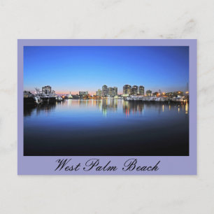 Cartão Postal Blue West Palm Beach