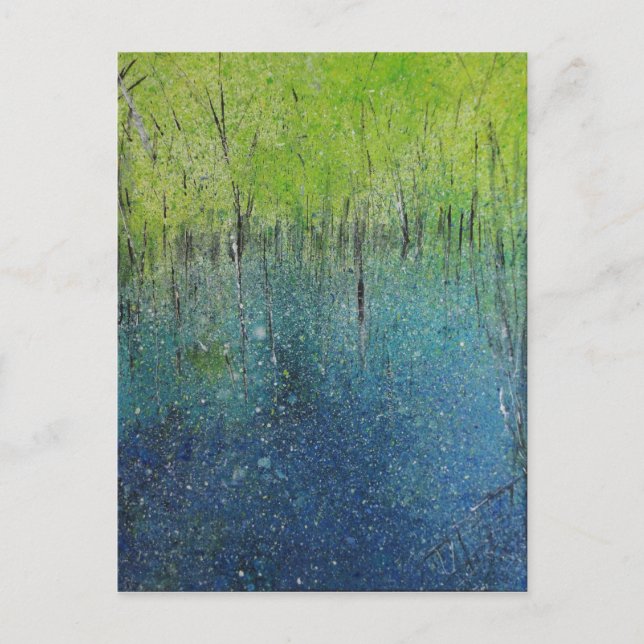 Cartão Postal Bluebell Woods (Frente)