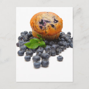 Cartão Postal Blueberry Muffin