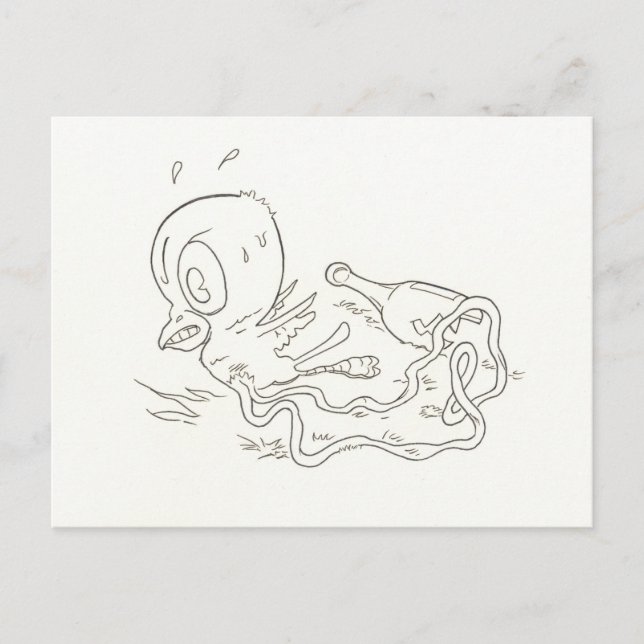 Cartão Postal Bluebird of Fortitude (Frente)