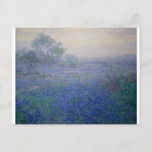 Cartão Postal "Bluebonnets num Dia Nublado perto de San Antonio"
