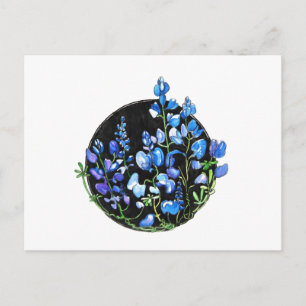 Cartão Postal Bluebonnets para Alzheimer