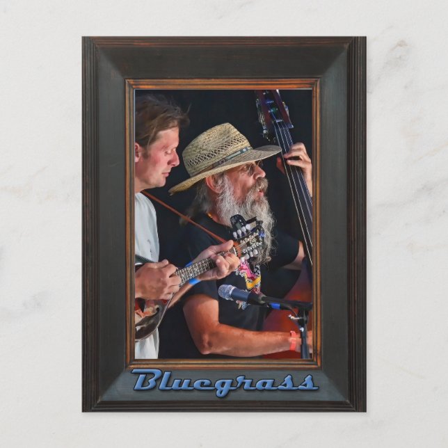 CARTÃO POSTAL BLUEGRAR (Frente)