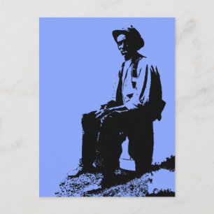 Cartão Postal Blues Man