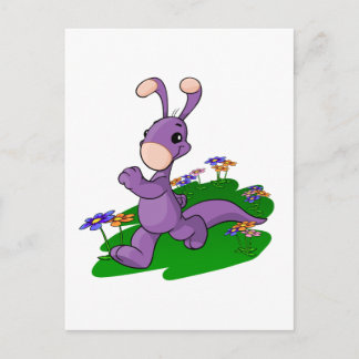 Cartão Postal Blumaro roxo marchando através de Roo Island