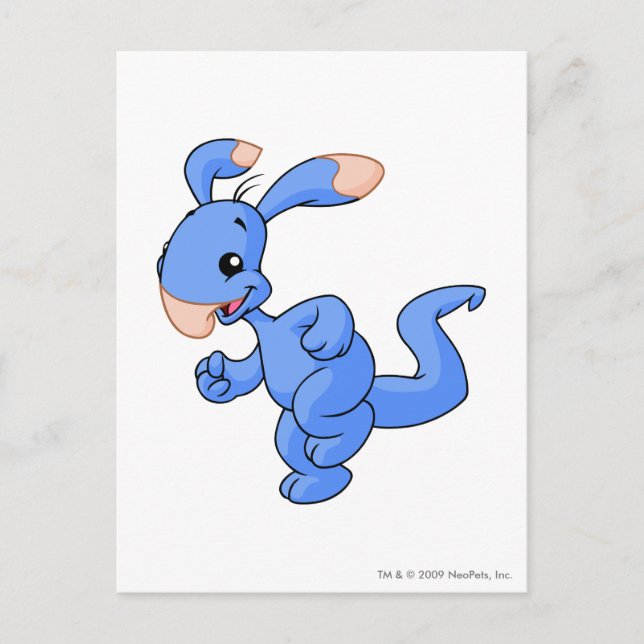 Cartão Postal Blumaroo Azul (Frente)