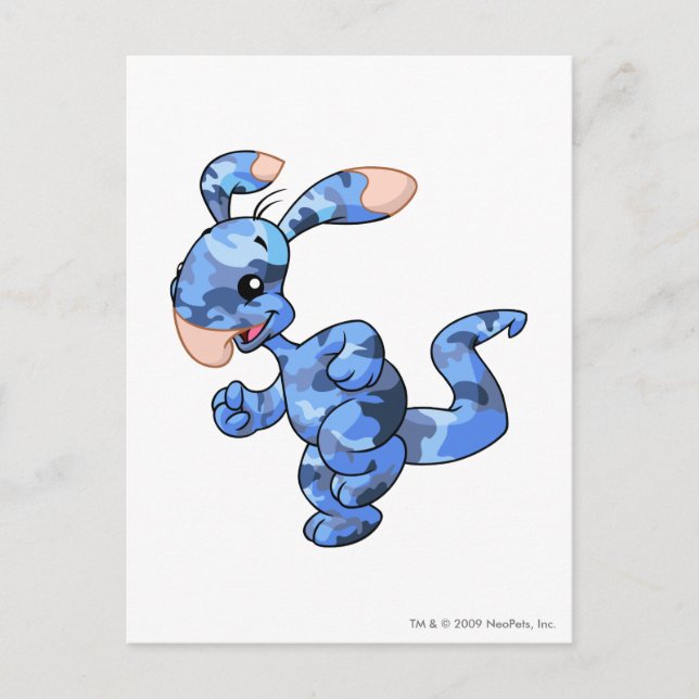 Cartão Postal Blumaroo Camouflage (Frente)