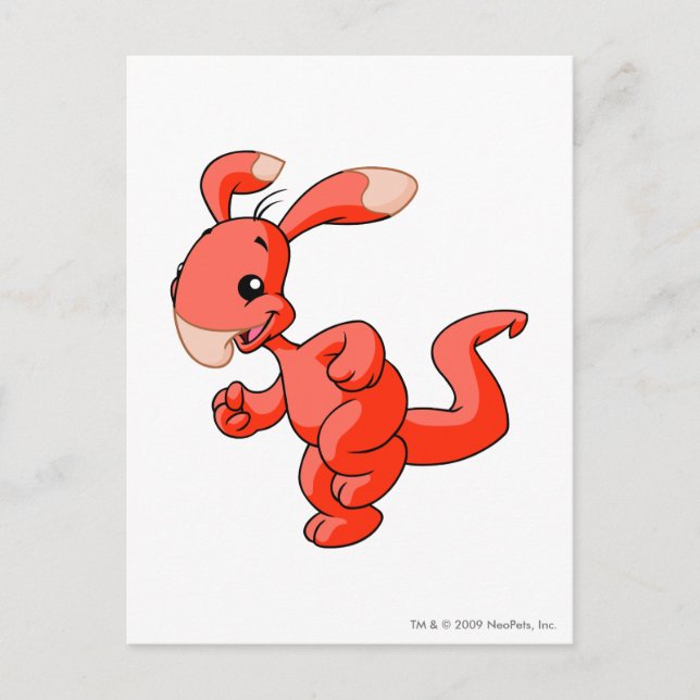 Cartão Postal Blumaroo Vermelho (Frente)
