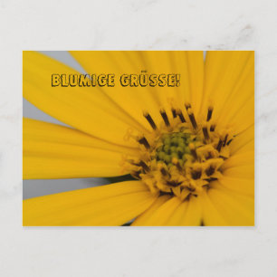 Cartão Postal Blumen Gruß