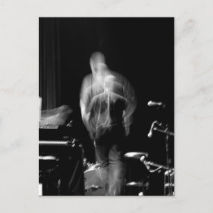 Cartão Postal Blur and Movement on palco Jazz Show