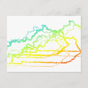 Cartão Postal blur de frio