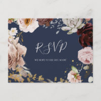 Blush Floral Moderno | Pedido de Música de Marinha