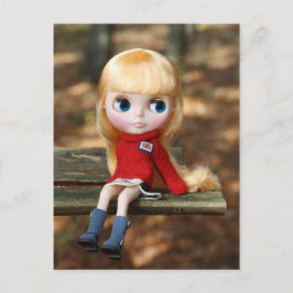 Cartão Postal Blythe gold