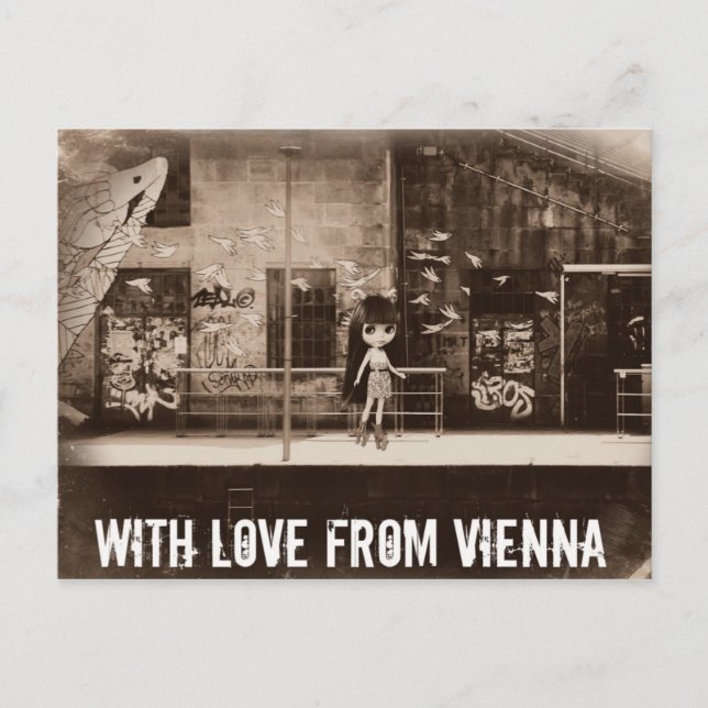 Cartão Postal Blythe Raspberry Sorbet (Frente)